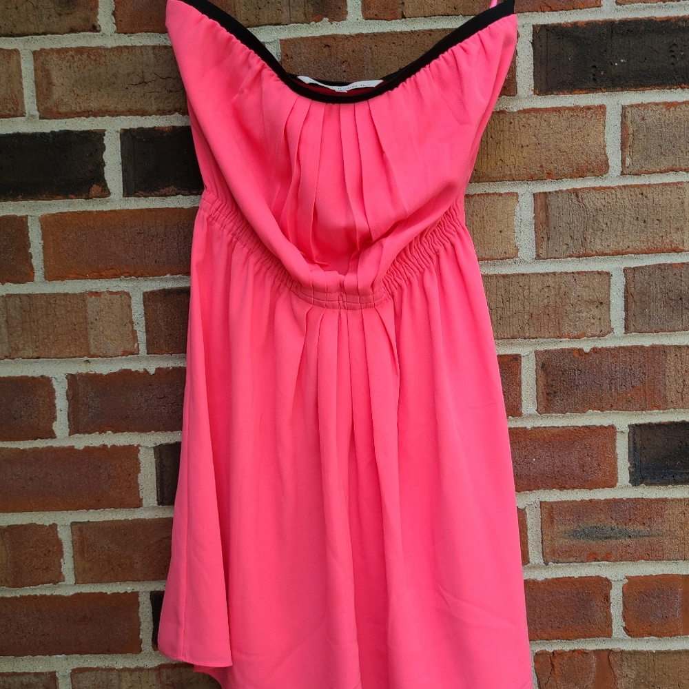 Rachel Roy Pink Strapless Dress